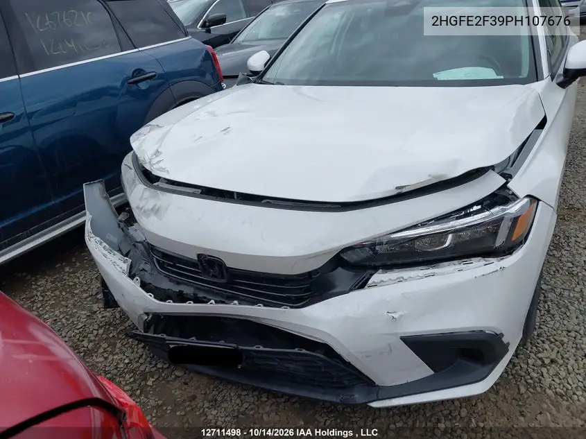 2023 HONDA CIVIC VIN 2HGFE2F39PH107676 — фото 11