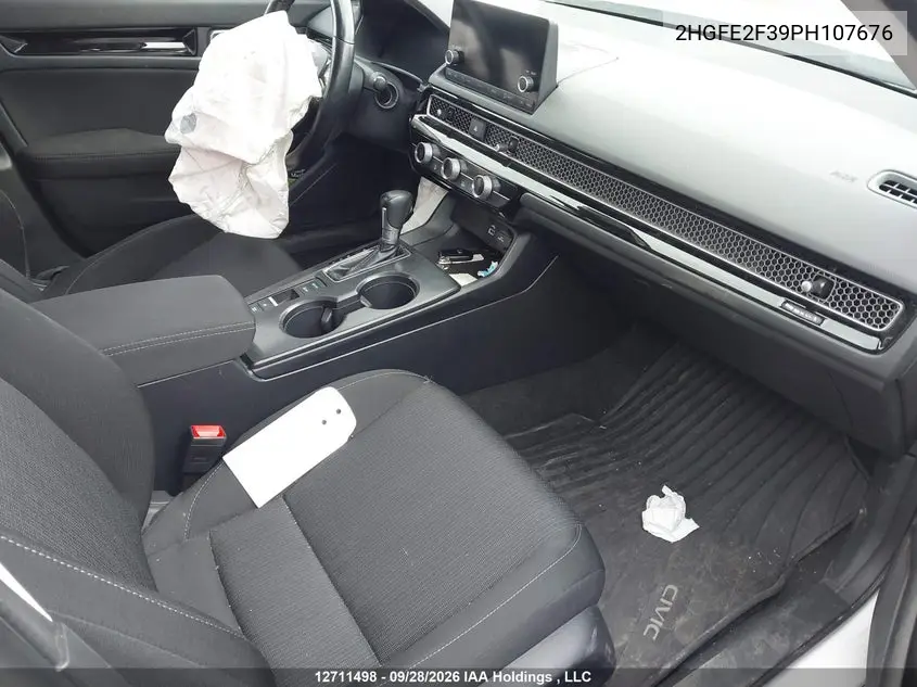 2023 HONDA CIVIC VIN 2HGFE2F39PH107676 — фото 5