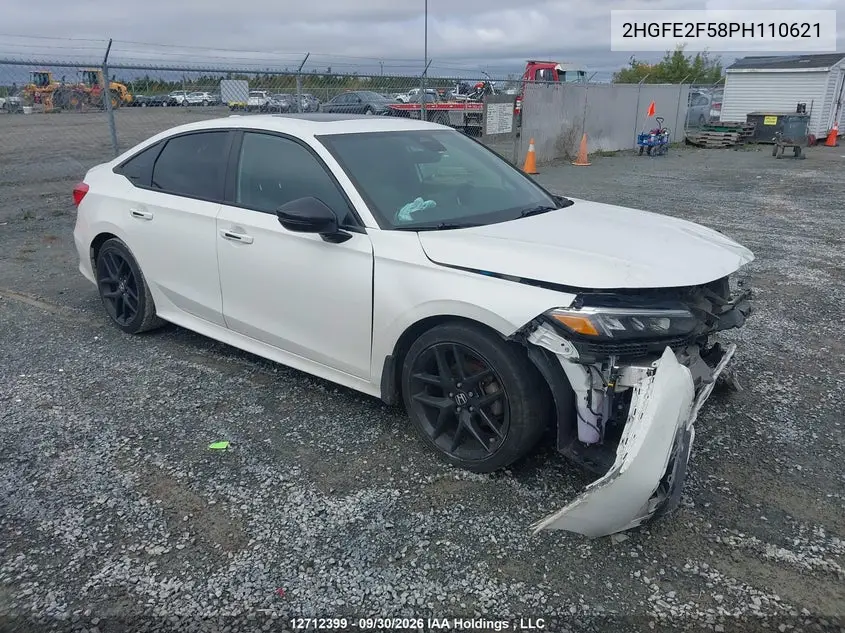 HONDA CIVIC 2023, VIN 2HGFE2F58PH110621