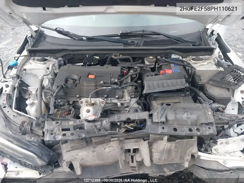 2023 HONDA CIVIC VIN 2HGFE2F58PH110621 — фото 10
