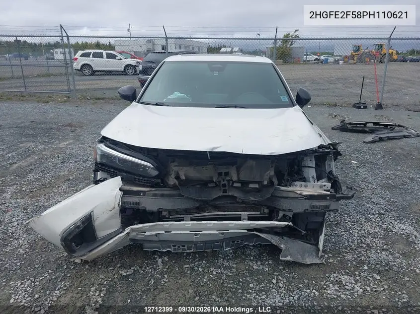 2023 HONDA CIVIC VIN 2HGFE2F58PH110621 — фото 13