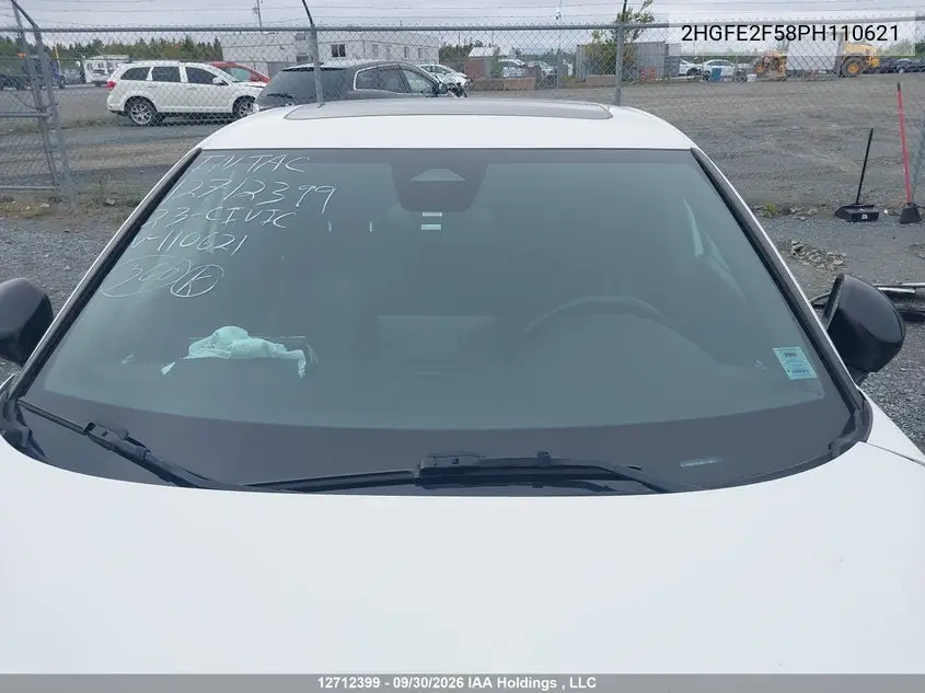 2023 HONDA CIVIC VIN 2HGFE2F58PH110621 — фото 18