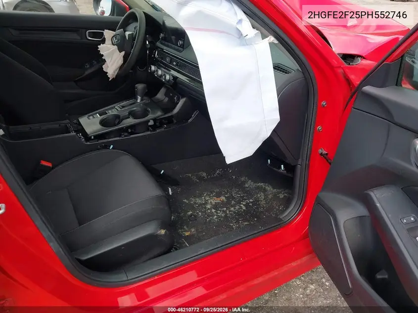 2023 HONDA CIVIC VIN 2HGFE2F25PH552746 — фото 5