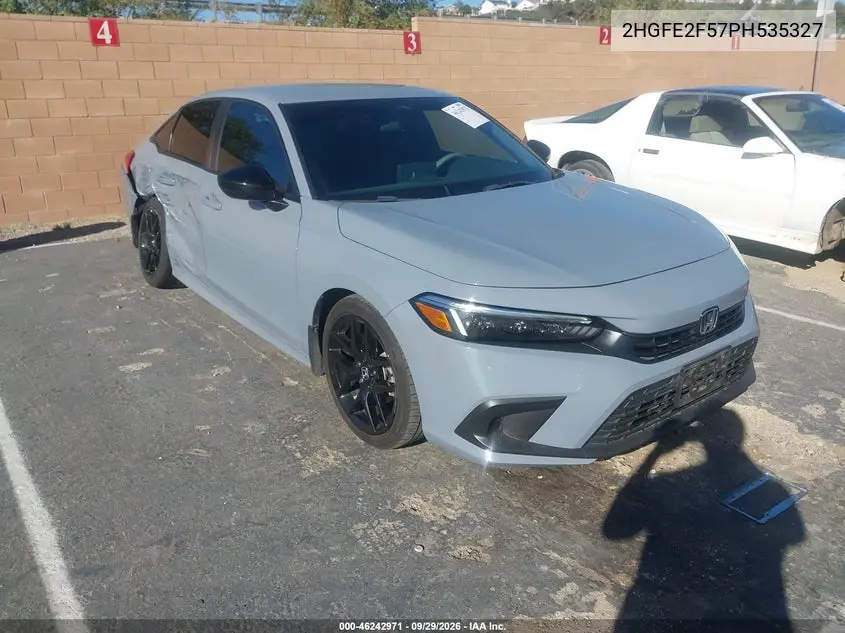 HONDA CIVIC 2023, VIN 2HGFE2F57PH535327