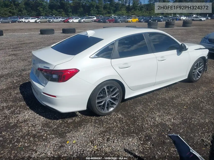 2023 HONDA CIVIC VIN 2HGFE1F92PH324372 — фото 4