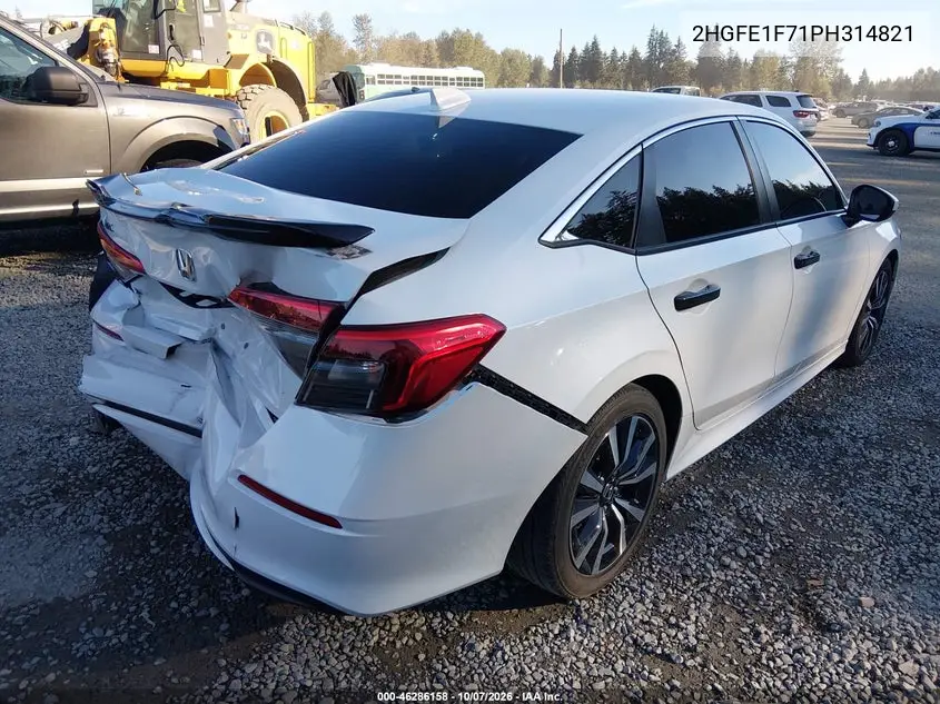 2023 HONDA CIVIC VIN 2HGFE1F71PH314821 — фото 4