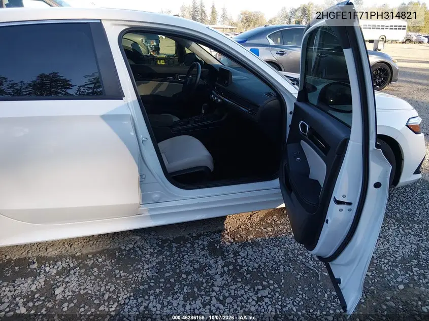 2023 HONDA CIVIC VIN 2HGFE1F71PH314821 — фото 5