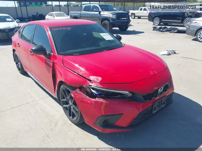 HONDA CIVIC 2023, VIN 19XFL2H85PE006059