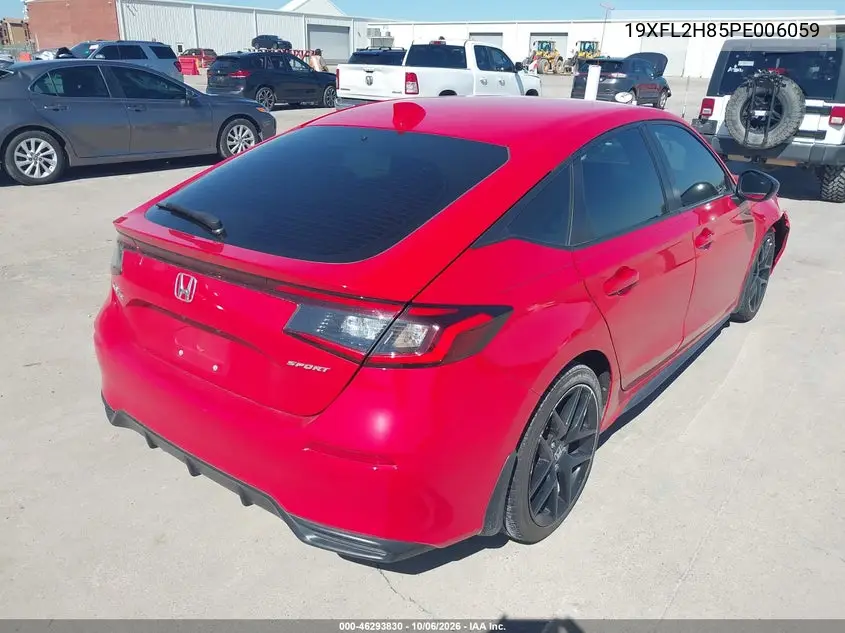 2023 HONDA CIVIC VIN 19XFL2H85PE006059 — фото 4