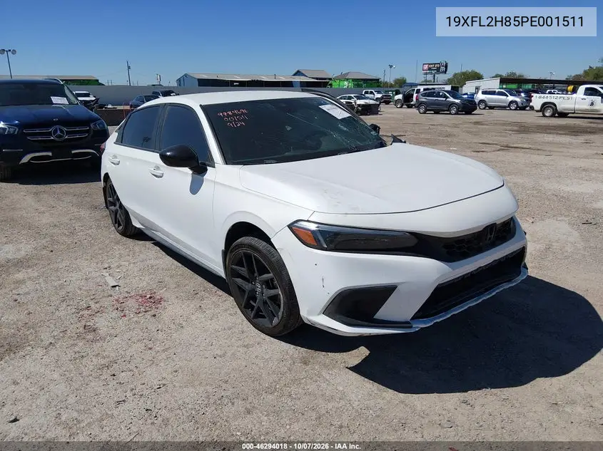 HONDA CIVIC 2023, VIN 19XFL2H85PE001511
