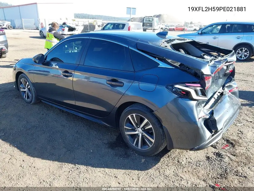 2023 HONDA CIVIC VIN 19XFL2H59PE021881 — фото 3