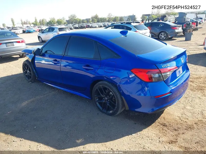 2023 HONDA CIVIC VIN 2HGFE2F54PH524527 — фото 3