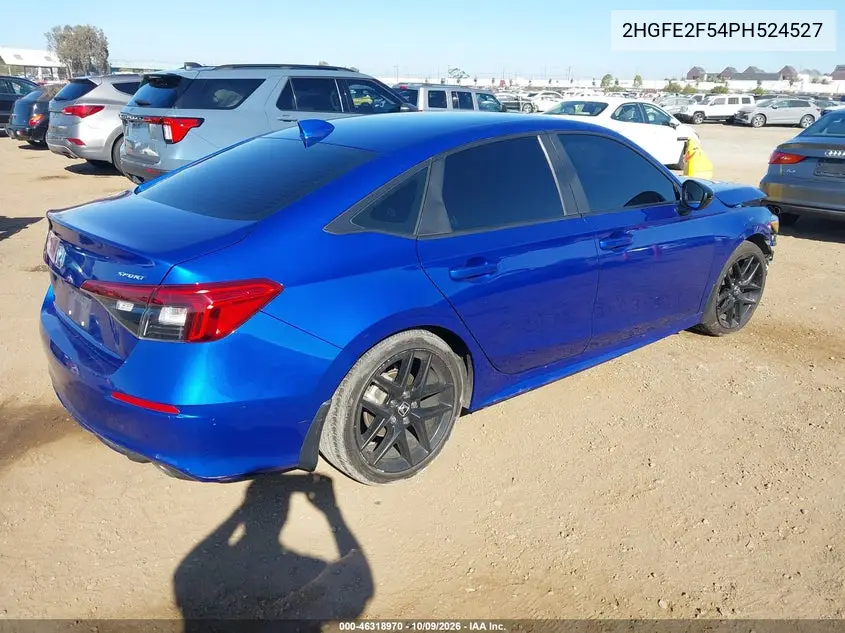 2023 HONDA CIVIC VIN 2HGFE2F54PH524527 — фото 4
