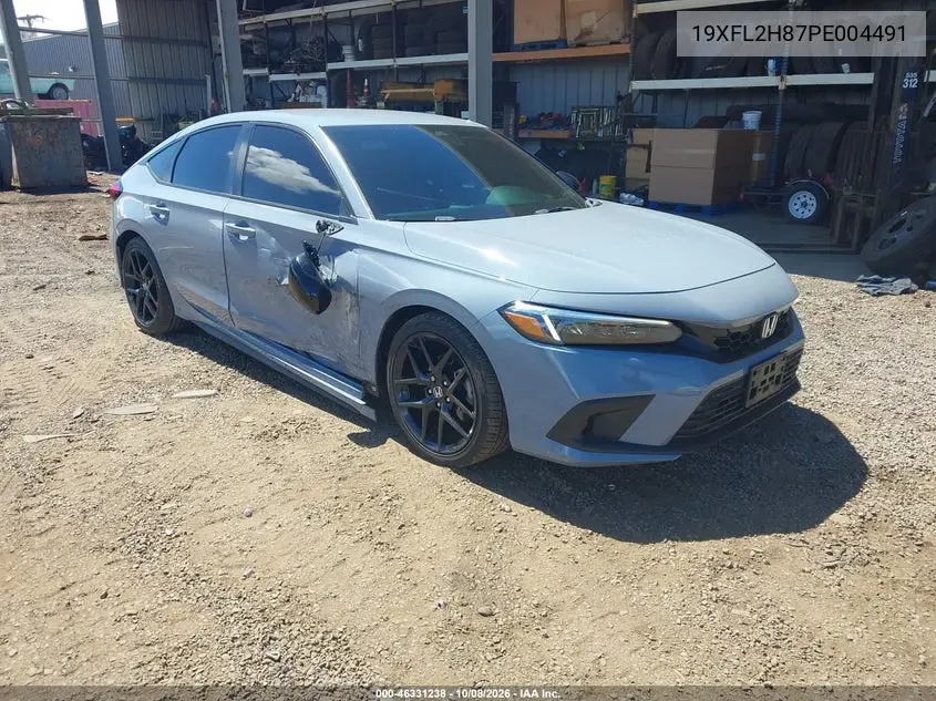HONDA CIVIC 2023, VIN 19XFL2H87PE004491