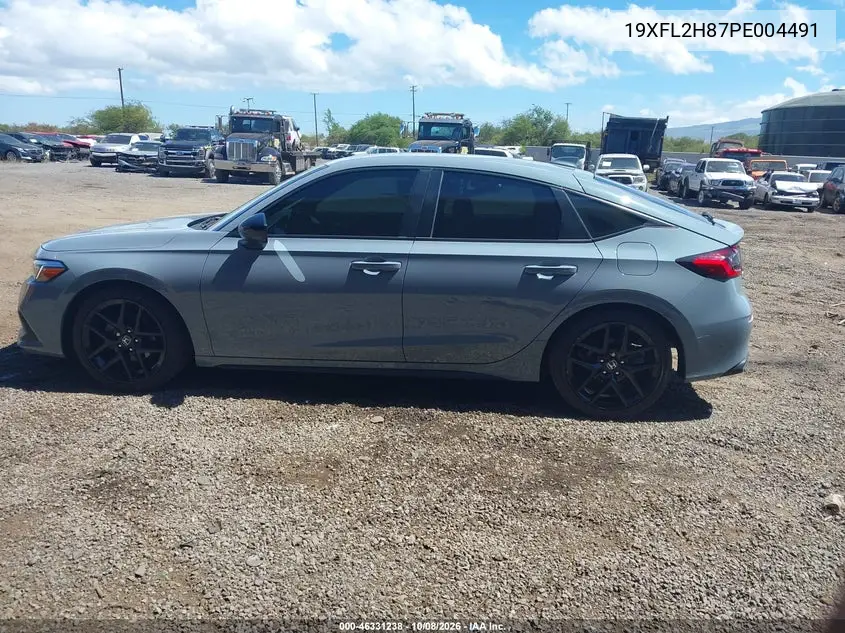 2023 HONDA CIVIC VIN 19XFL2H87PE004491 — фото 14