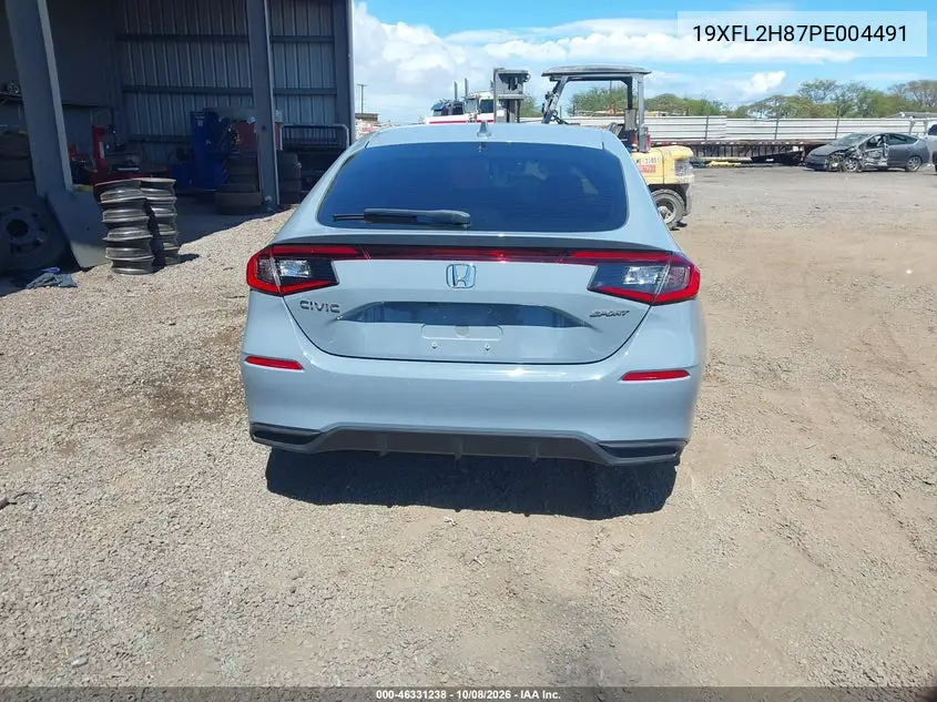 2023 HONDA CIVIC VIN 19XFL2H87PE004491 — фото 16