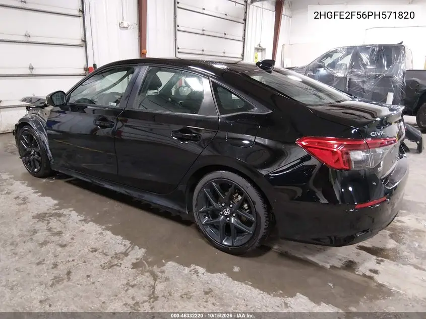 2023 HONDA CIVIC VIN 2HGFE2F56PH571820 — фото 3