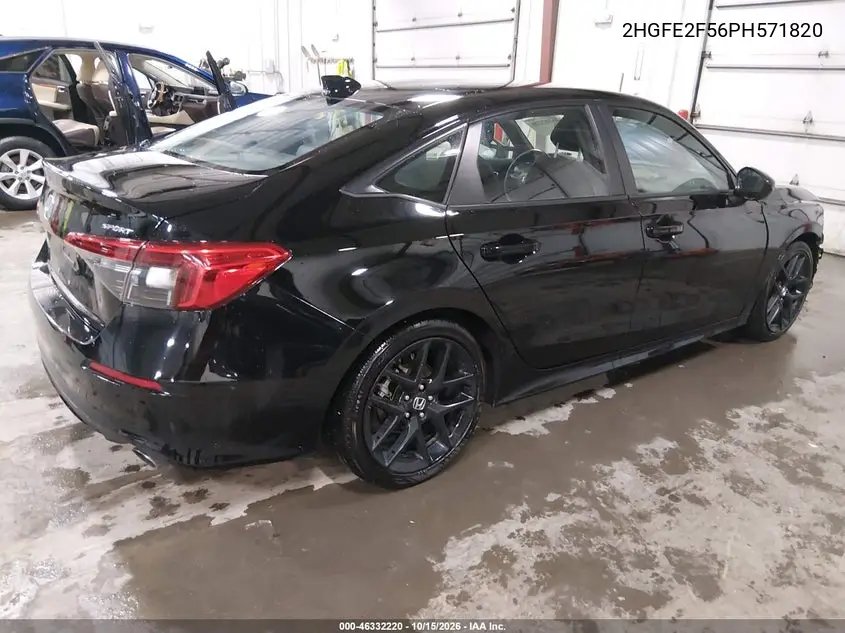 2023 HONDA CIVIC VIN 2HGFE2F56PH571820 — фото 4