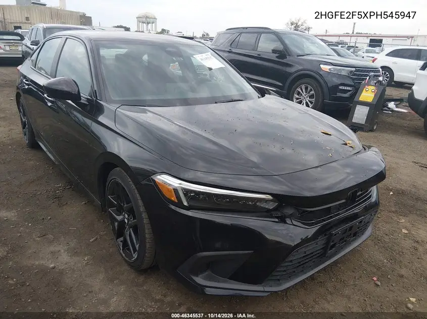 HONDA CIVIC 2023, VIN 2HGFE2F5XPH545947