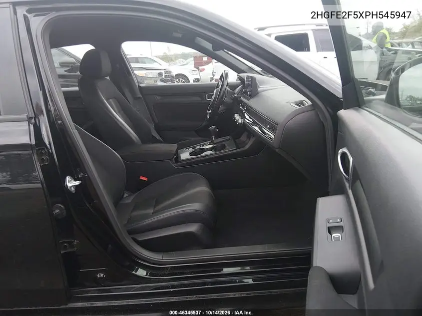2023 HONDA CIVIC VIN 2HGFE2F5XPH545947 — фото 5
