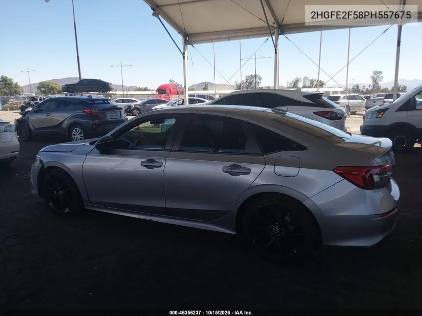 2023 HONDA CIVIC VIN 2HGFE2F58PH557675 — фото 14