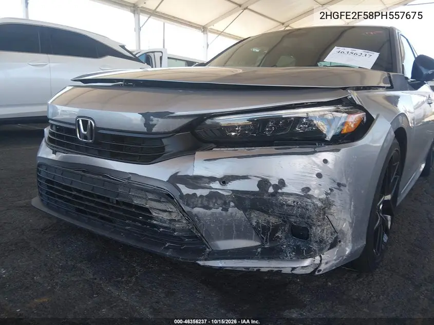 2023 HONDA CIVIC VIN 2HGFE2F58PH557675 — фото 6