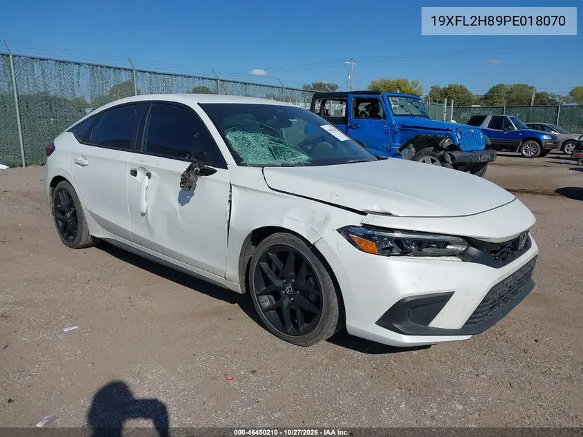 HONDA CIVIC 2023, VIN 19XFL2H89PE018070