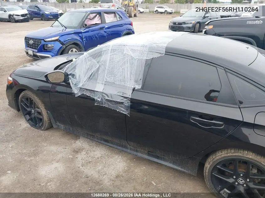 2024 HONDA CIVIC VIN 2HGFE2F56RH110264 — фото 17