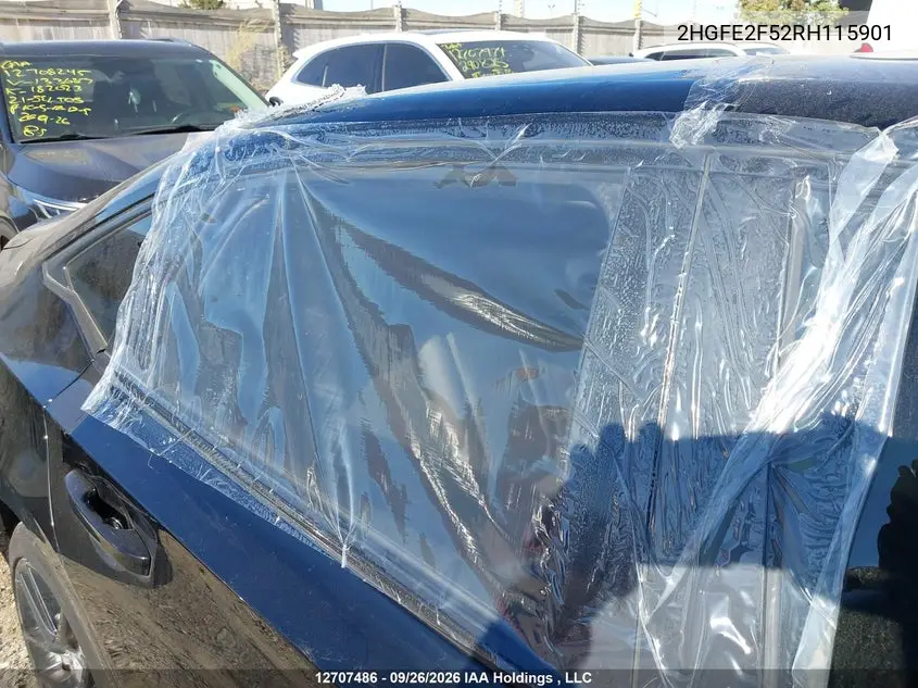 2024 HONDA CIVIC VIN 2HGFE2F52RH115901 — фото 19