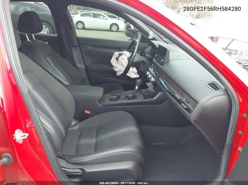 2024 HONDA CIVIC VIN 2HGFE2F56RH584280 — фото 5