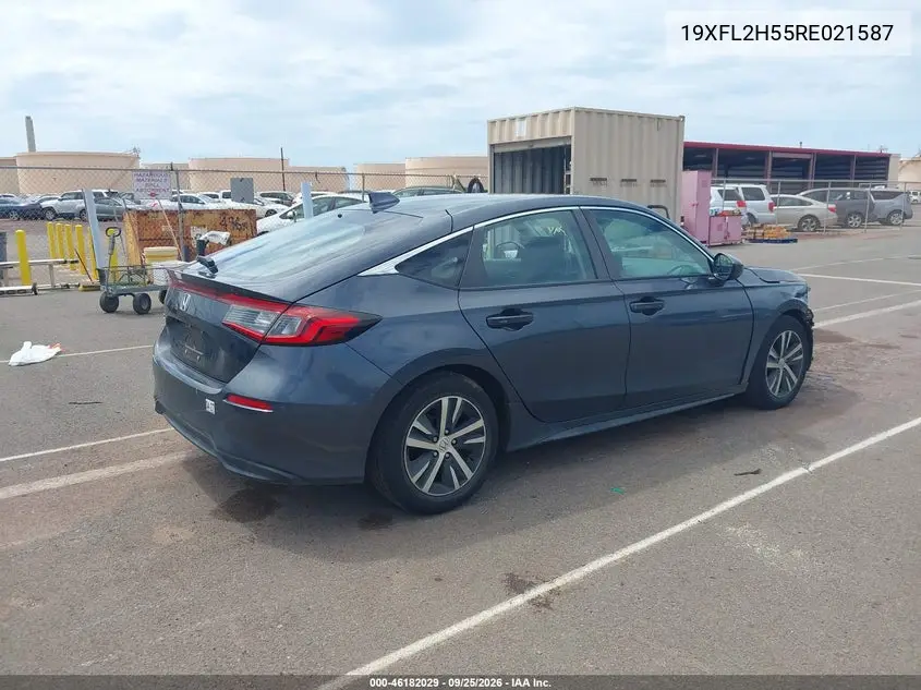 2024 HONDA CIVIC VIN 19XFL2H55RE021587 — фото 4