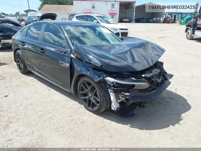 HONDA CIVIC 2024, VIN 19XFL2H89RE032425