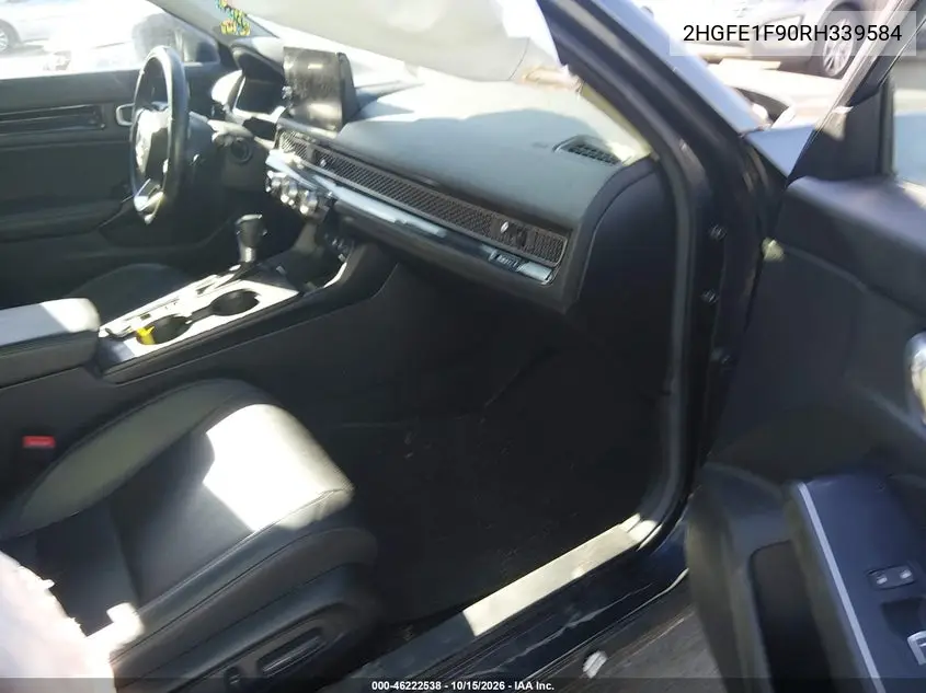 2024 HONDA CIVIC VIN 2HGFE1F90RH339584 — фото 5