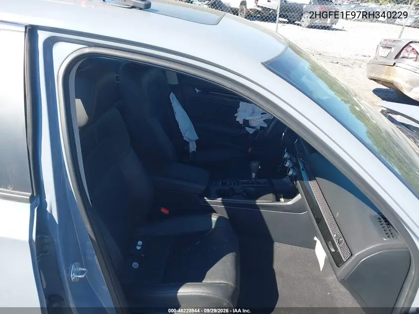 2024 HONDA CIVIC VIN 2HGFE1F97RH340229 — фото 5
