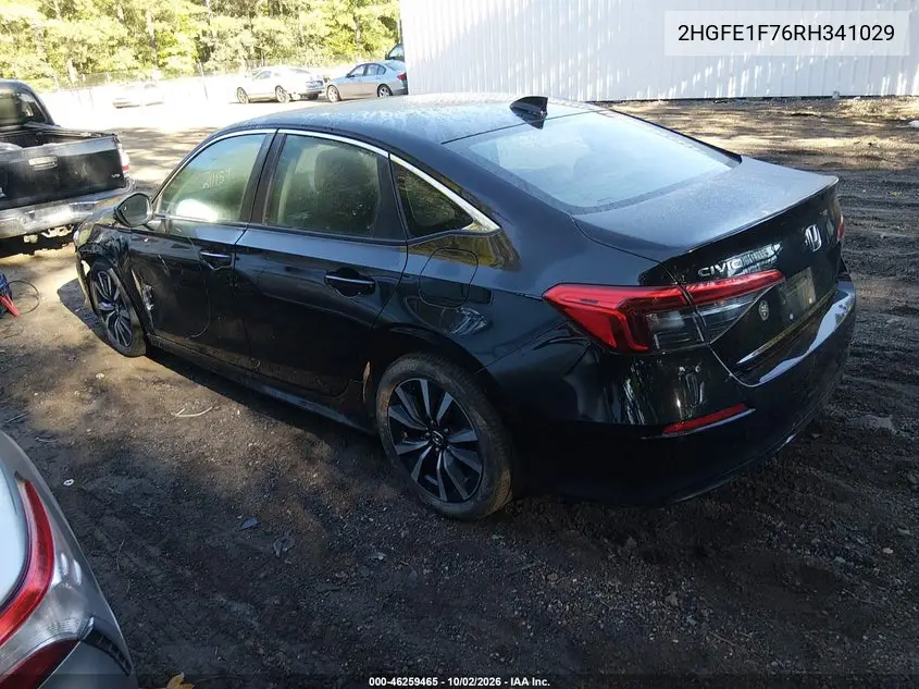 2024 HONDA CIVIC VIN 2HGFE1F76RH341029 — фото 3