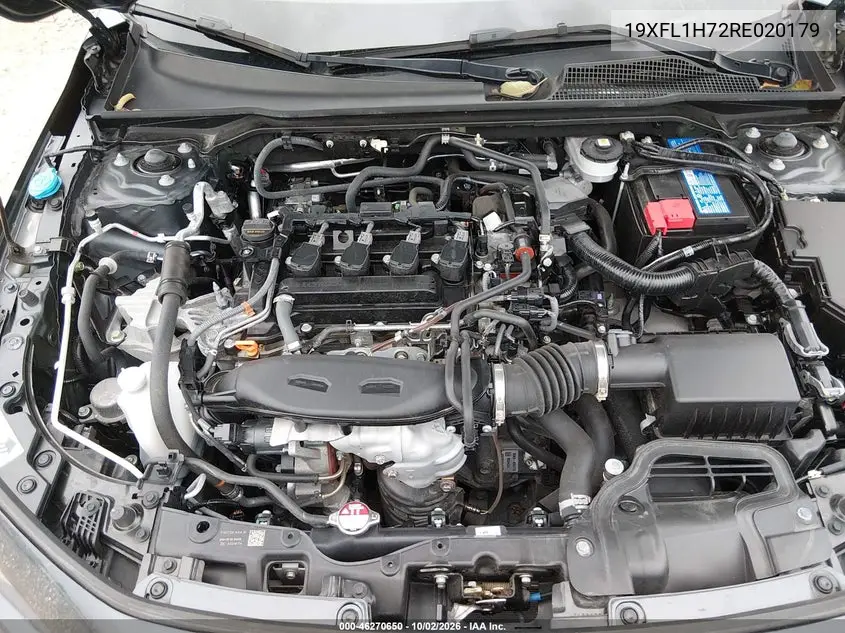 2024 HONDA CIVIC VIN 19XFL1H72RE020179 — фото 10