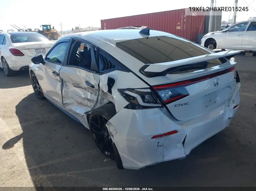 2024 HONDA CIVIC VIN 19XFL2H8XRE015245 — фото 3