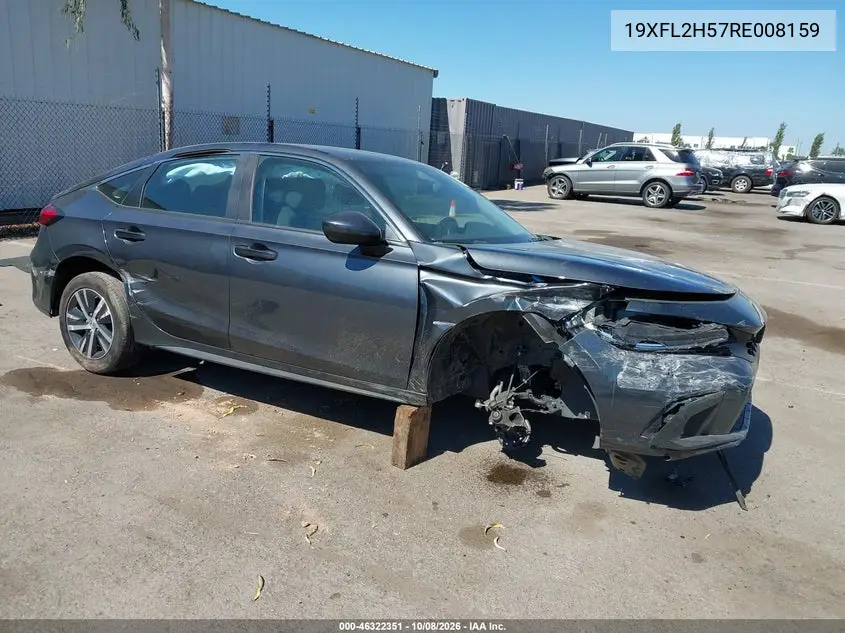 HONDA CIVIC 2024, VIN 19XFL2H57RE008159