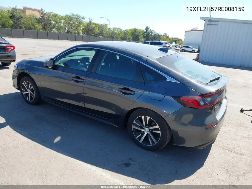 2024 HONDA CIVIC VIN 19XFL2H57RE008159 — фото 3