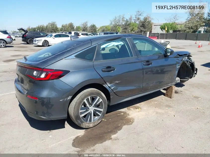 2024 HONDA CIVIC VIN 19XFL2H57RE008159 — фото 4