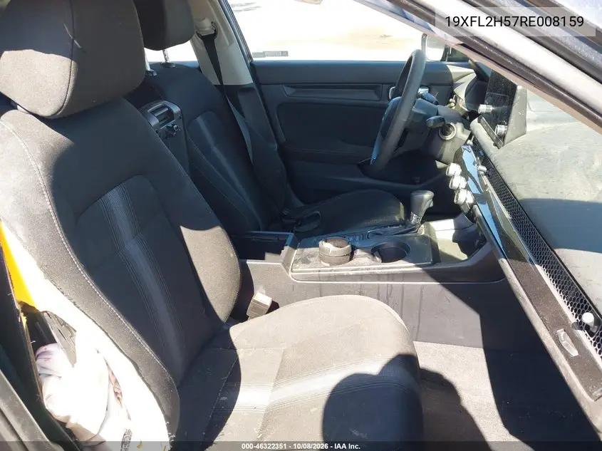 2024 HONDA CIVIC VIN 19XFL2H57RE008159 — фото 5