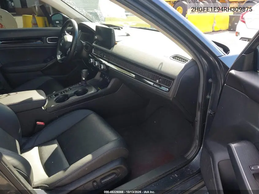 2024 HONDA CIVIC VIN 2HGFE1F94RH309875 — фото 5