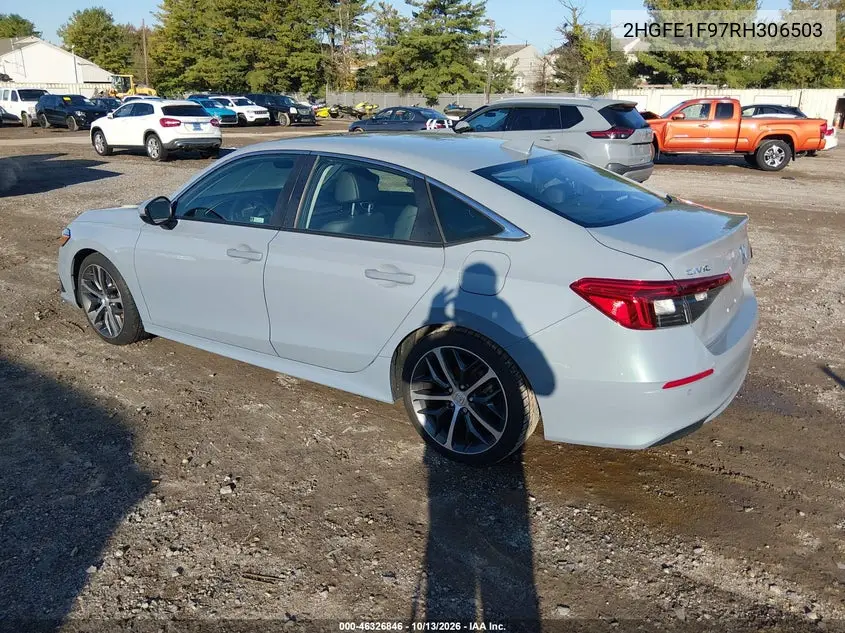 2024 HONDA CIVIC VIN 2HGFE1F97RH306503 — фото 3