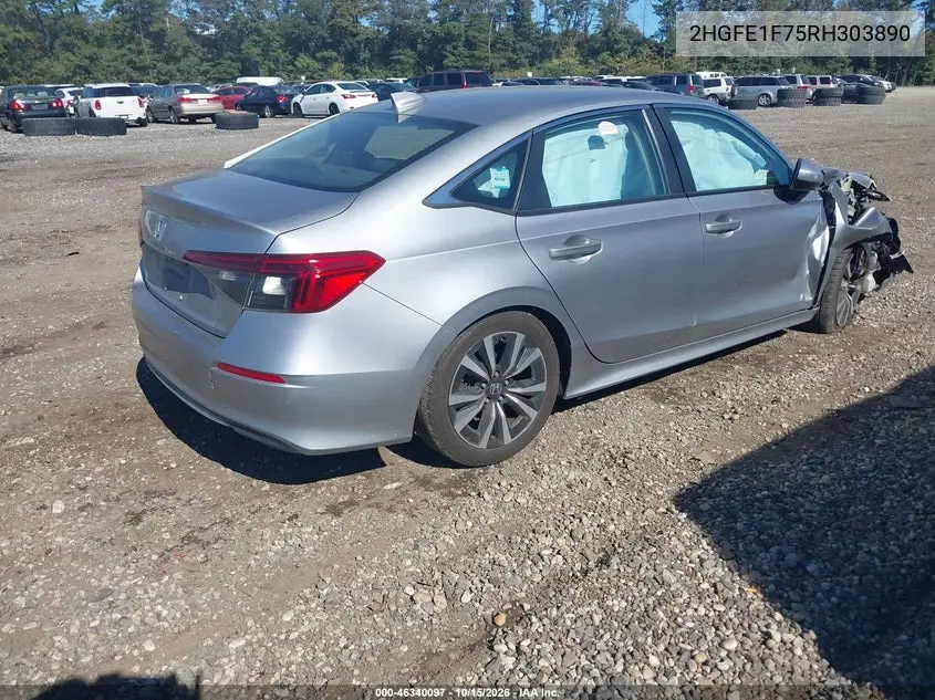 2024 HONDA CIVIC VIN 2HGFE1F75RH303890 — фото 4