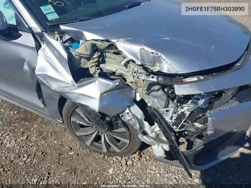 2024 HONDA CIVIC VIN 2HGFE1F75RH303890 — фото 6