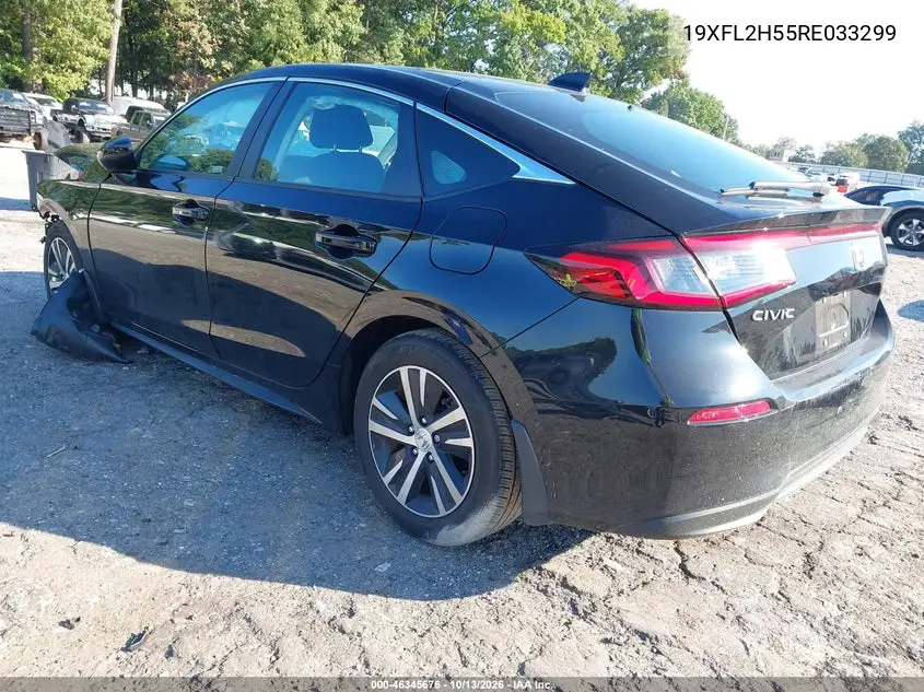 2024 HONDA CIVIC VIN 19XFL2H55RE033299 — фото 3