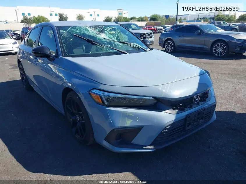 HONDA CIVIC 2024, VIN 19XFL2H85RE026539