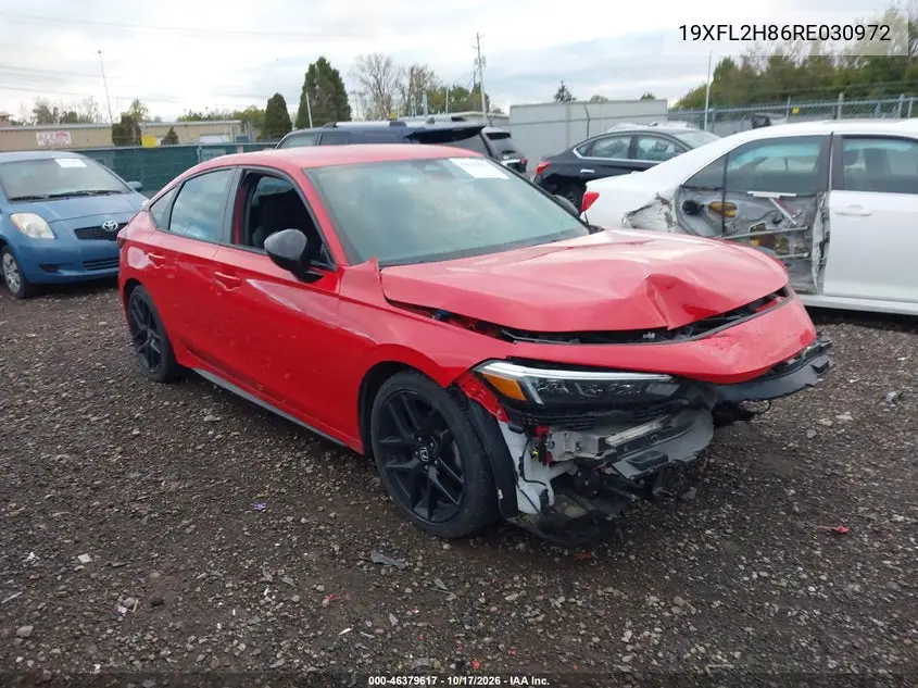 HONDA CIVIC 2024, VIN 19XFL2H86RE030972