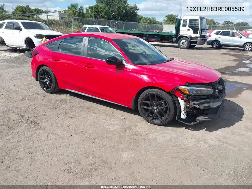 HONDA CIVIC 2024, VIN 19XFL2H83RE005589