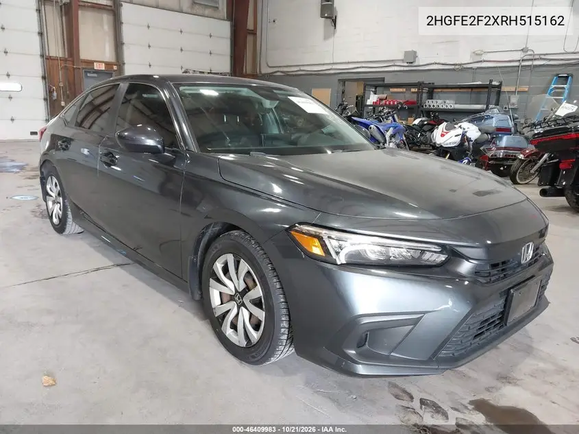 HONDA CIVIC 2024, VIN 2HGFE2F2XRH515162
